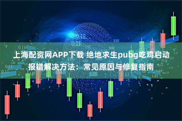 上海配资网APP下载 绝地求生pubg吃鸡启动报错解决方法：常见原因与修复指南